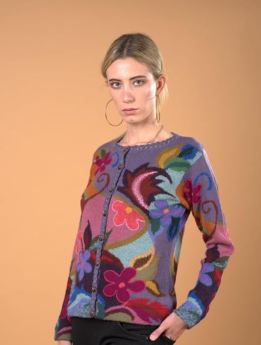 Women's Trinity Baby Alpaca Cardigan: Premium, ultra-lightweight open sweater crafted from 100% pure baby alpaca wool.