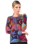 Women's Trinity Baby Alpaca Cardigan: Premium, ultra-lightweight open sweater crafted from 100% pure baby alpaca wool.