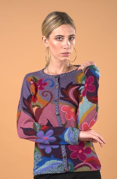 Women's Trinity Baby Alpaca Cardigan: Premium, ultra-lightweight open sweater crafted from 100% pure baby alpaca wool.
