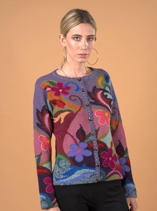 Women's Trinity Baby Alpaca Cardigan: Premium, ultra-lightweight open sweater crafted from 100% pure baby alpaca wool.